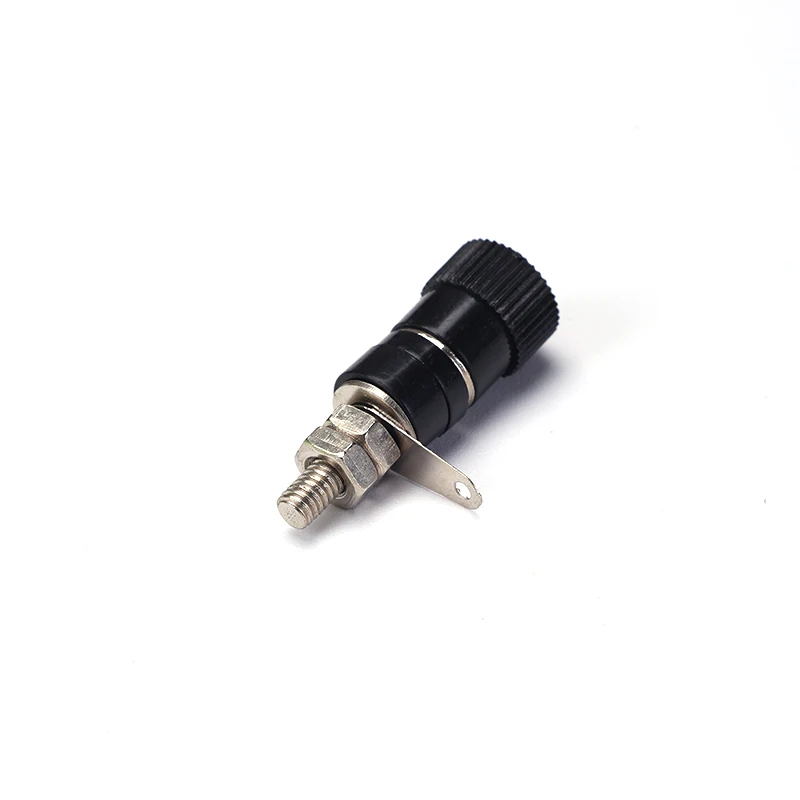 2 Stück 4mm Professioneller Bananenstecker-Anschluss, vernickelte Bindungsmutter, Steckverbinder – Detail 5