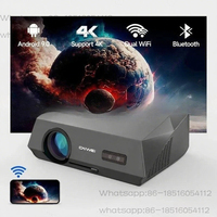 Caiwei Full HD 4K Smart Projector Android Home Cinema Projectors for Home Theater Camping and Party