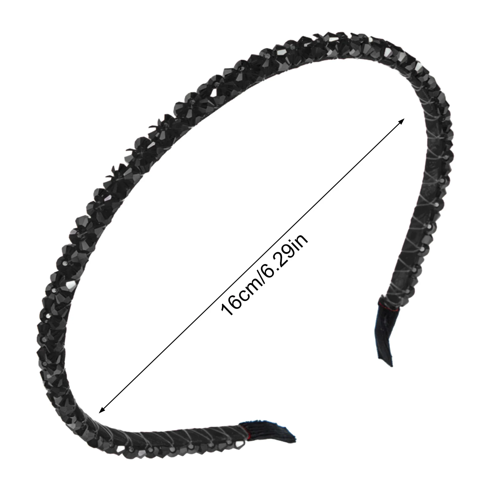 أزياء كوريا كريستال عقال للنساء حجر الراين هيرباند الخرز الفتيات الشعر هوب إكسسوارات الشعر أغطية الرأس بسيطة هدية