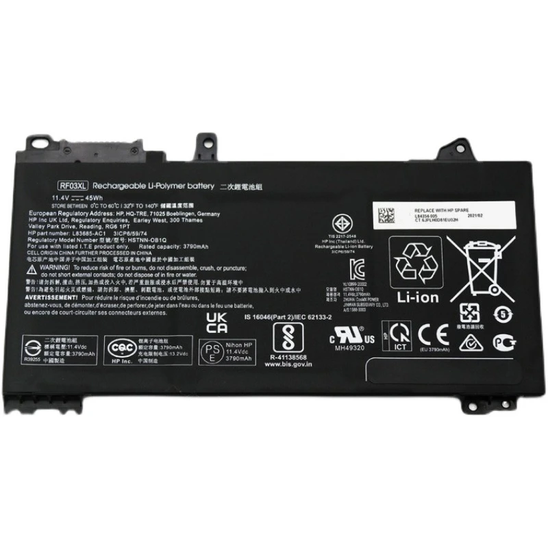 Imagem -03 - Bateria do Portátil para hp Zhan 66 Pro 15 g3 14 g2 Probook 430 440 445 450 455 g6 Hsn-q15c Q16 Q17 Q25 Re03xl Ob1q Novo Csmhy-rf03xl