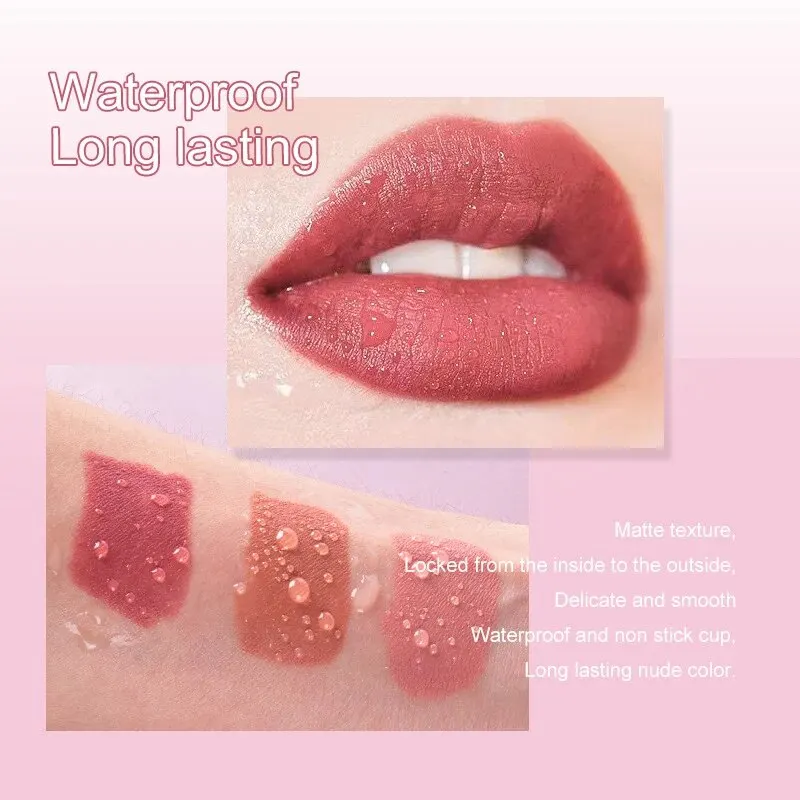 Subgloss Velvet Lipstick Pen Mist Color Bean Paste Color Milk Tea Color Lip Balm Color Not Fade Rotating Lipstick Pen