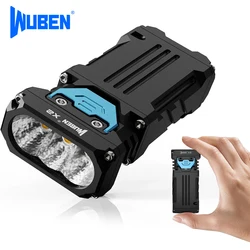 Wuben-Lighttok x1充電式懐中電灯,高出力,超高輝度,7モード,冷却ファン,ip55レーティング,12000ルーメン