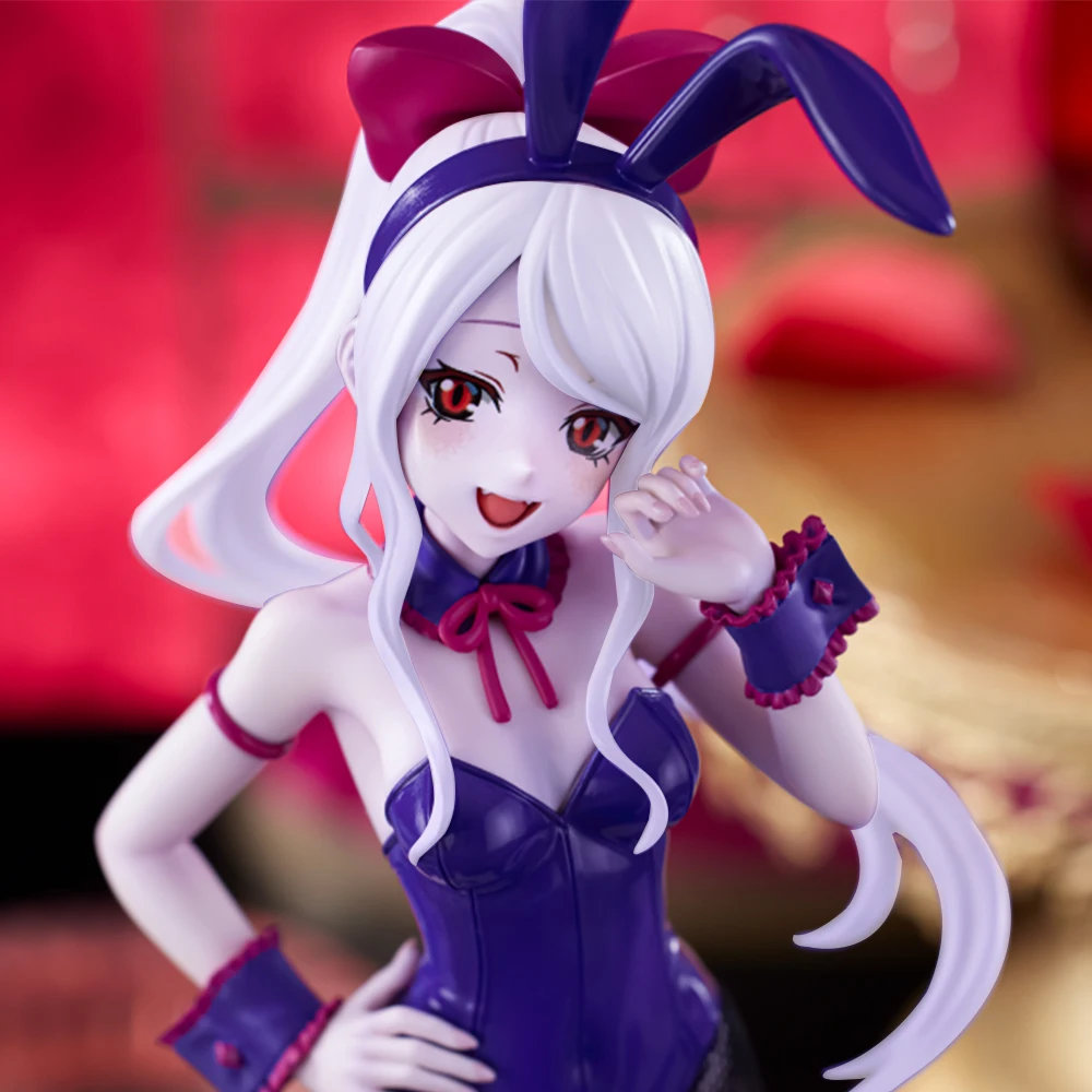

Anime Albedo Figure Shalltear Bloodfallen Action Figures PVC Cute Model Albedo Figurine Bunnies Figure Collection Desktop Gifts