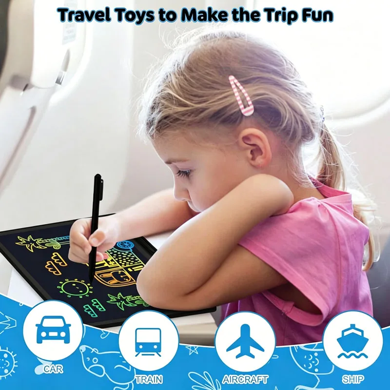 16 Inch LCD Writing Tablet Graffiti Sketchpad Handwriting Blackboard Magic Drawing Board Kid Montessori Educational Toys Gift