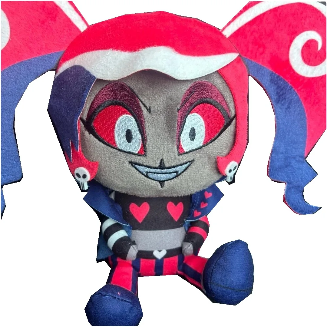 HOT NEW Hazbin Hotel Anime Niffty Figure Sitting Plushies Cute Stuffed Dolls Collectibles Cartoon Peripherials Toys Kids Gifts