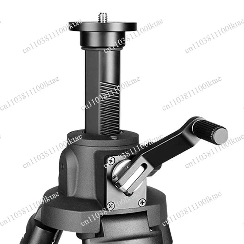 GA230 Aluminum Alloy Tripod, 2.3m Hand-crank Center Shaft Lifting High Load-bearing Birdwatching Tripod for Meetings
