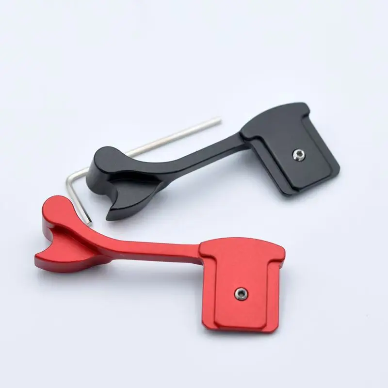 metel Thumb Up hot shoe hand Grip Hotshoe bracket adapter for Leica Q1 Q2 LQ2 Typ116 Camera red black silver color