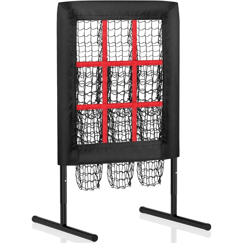 for Portable Baseball Pitching Practice Net 9 Grid Strike Zone Target Throwing Trainer