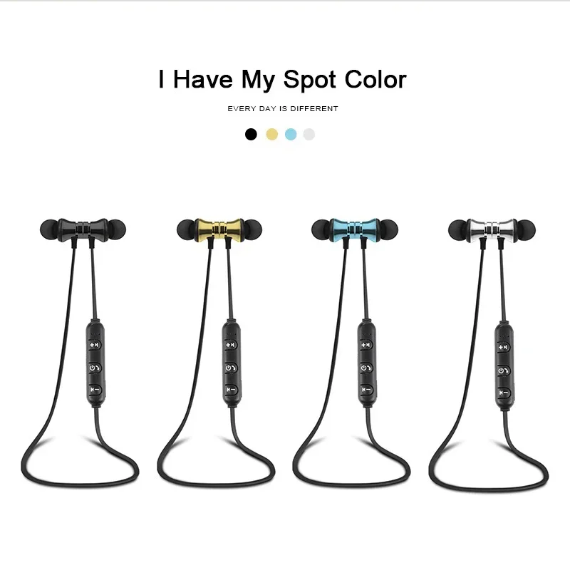 سماعة رأس بلوتوث لاسلكية XT11 سماعات رياضية سماعات رأس ستيريو ذكية مغناطيسية مقاومة للماء لهواتف iPhone وAndroid