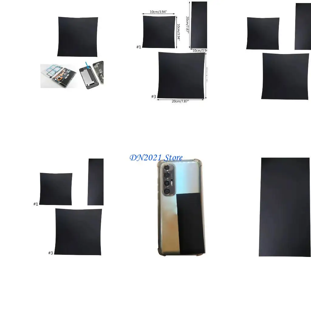 

F3KE Copper Foil SSD Heatsink for 2280 M.2 SSD,Heat Conductive Adhesive Film
