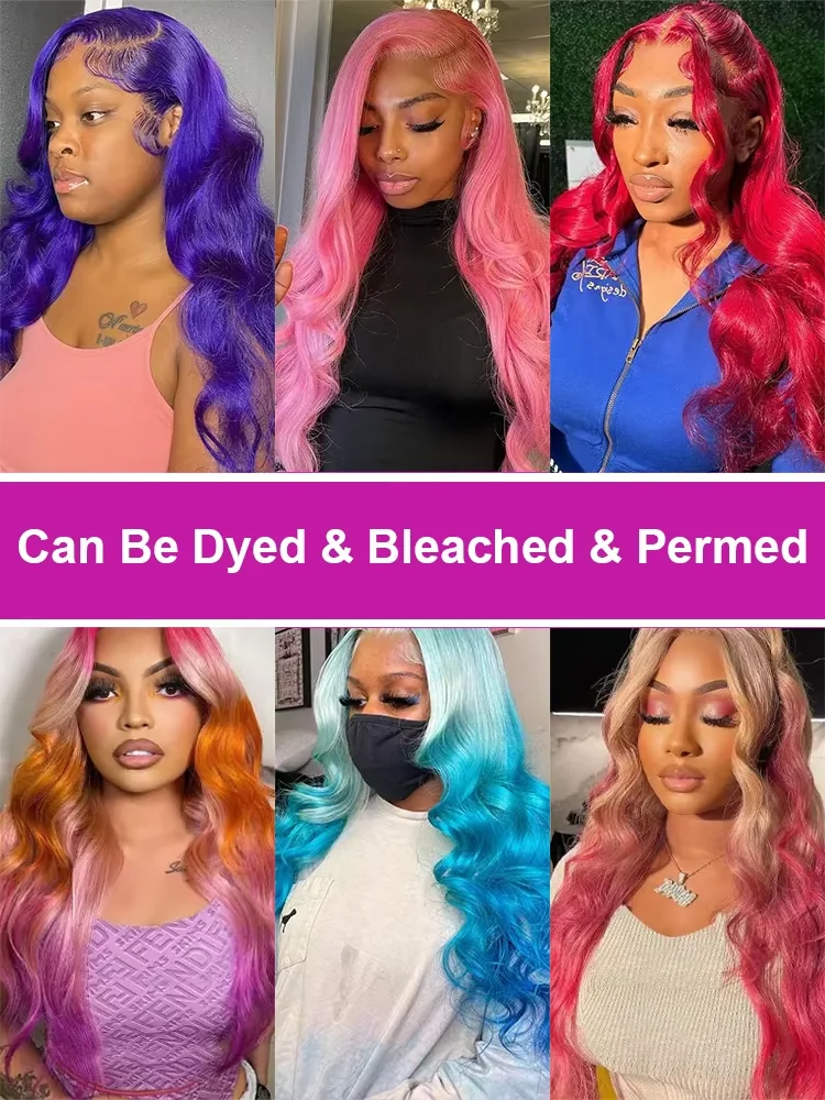 30 Inch Blonde 13X6 HD Lace frontal Wig Human Hair 613 Human Hair Wigs 100% Real Human Hair Body Wave Wigs Human Hair For Women image 3