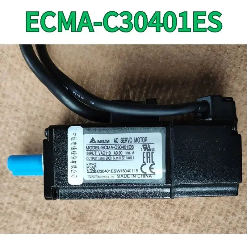 

second-hand 100 watt servo motor ECMA-C30401ES test OK Fast Shipping