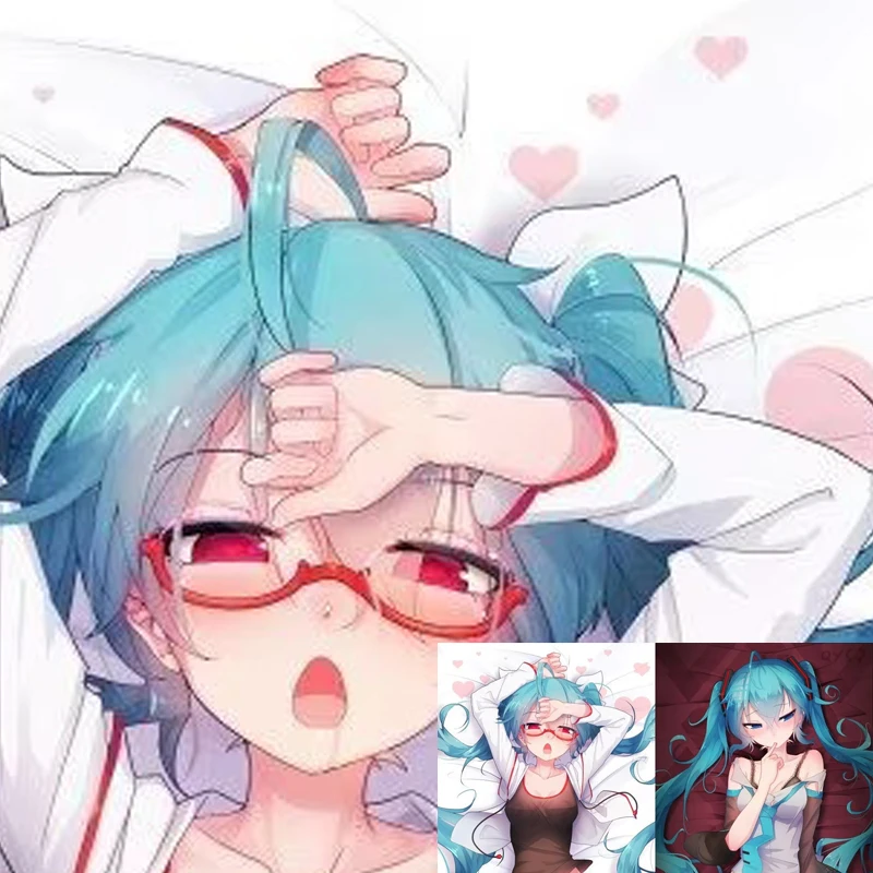 

Dakimakura Anime Miku Double Sided Print Life-size Body Pillow Decoration