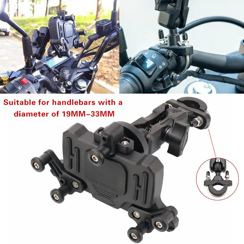 Motorcycle GPS Navigation Frame Mobile Phone Mount Bracket Fit For XMAX 250 300 400 NMAX155 NMAX 155