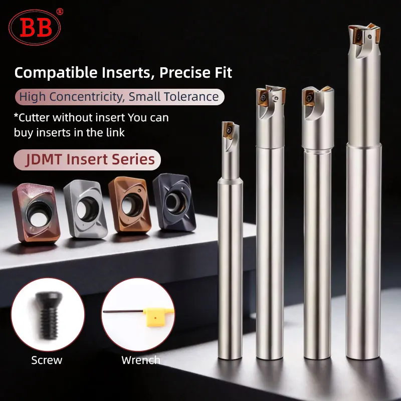 BB ESE ASM Indexable High Feed Milling Tool Holder JDMT JDMT0702 Carbide Insert 2 Side CNC Machine Support Handle Cutter
