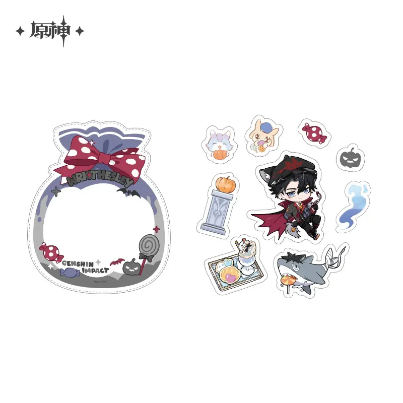 [Genuine] miHoYo Game Genshin Impact Sticker Set Wanderer Citlali Klee Anime Accessory Cartoon Ornament Prop Cosplay Xmas Gifts 3