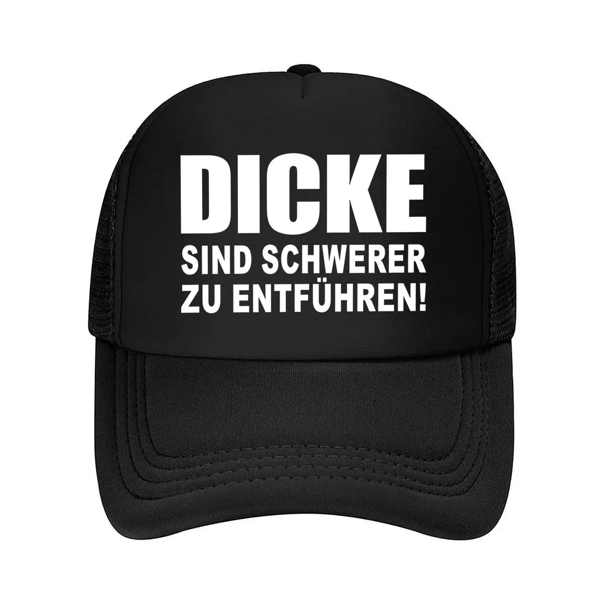 Fashionable Printed _DICKE_ Pattern Baseball Cap, Lightweight and Breathable Grandpa_dad Hat _ Outdo 2026 Mesh Baseball Cap