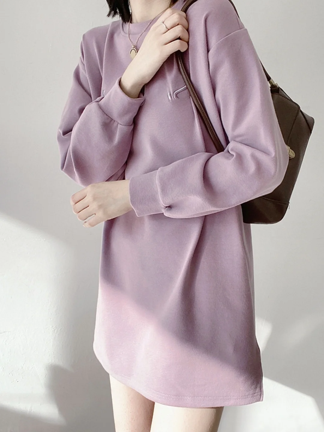 

Толстовка больших размеров, круглая, Ne Long Sve, теплая, немецкая, бархатная, с буквенным принтом, женская, осенне-зимняя, новинка, Harajuku Sle Fce...