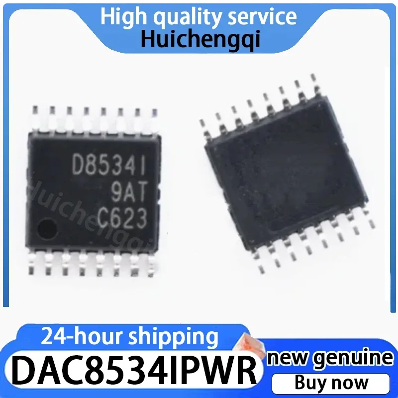 

1PCS Original Genuine DAC8534IPWR Silk Screen D8534I TSSOP-16 Digital To Analog Conversion Chip DAC