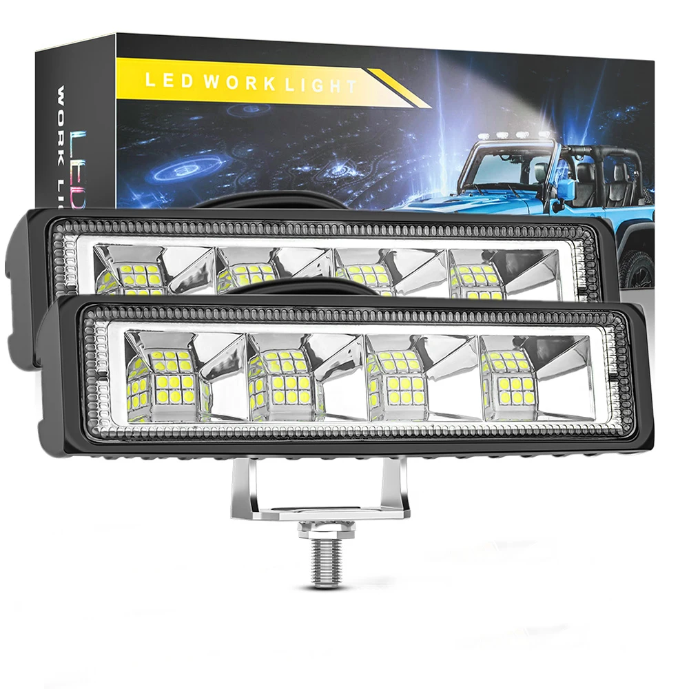 Светодиодная Модифицированная лампа, 2 шт., 24 светодиода, 6 дюймов