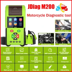 Original JDiag M200 Motorcycle Diagnostic Tool Motor Scan Universal Motorbike Scanner Battery Tester For BMW Yamaha Kawasaki