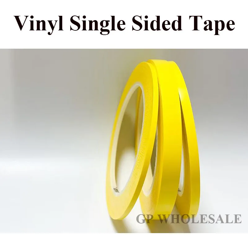 

5mm/6mm/8mm/10mm/12mm wide 471 Strong Vinyl Tape for Truck, vehicle, Motorcycle, Floor Curve Automotive Board Print Mask, Yellow