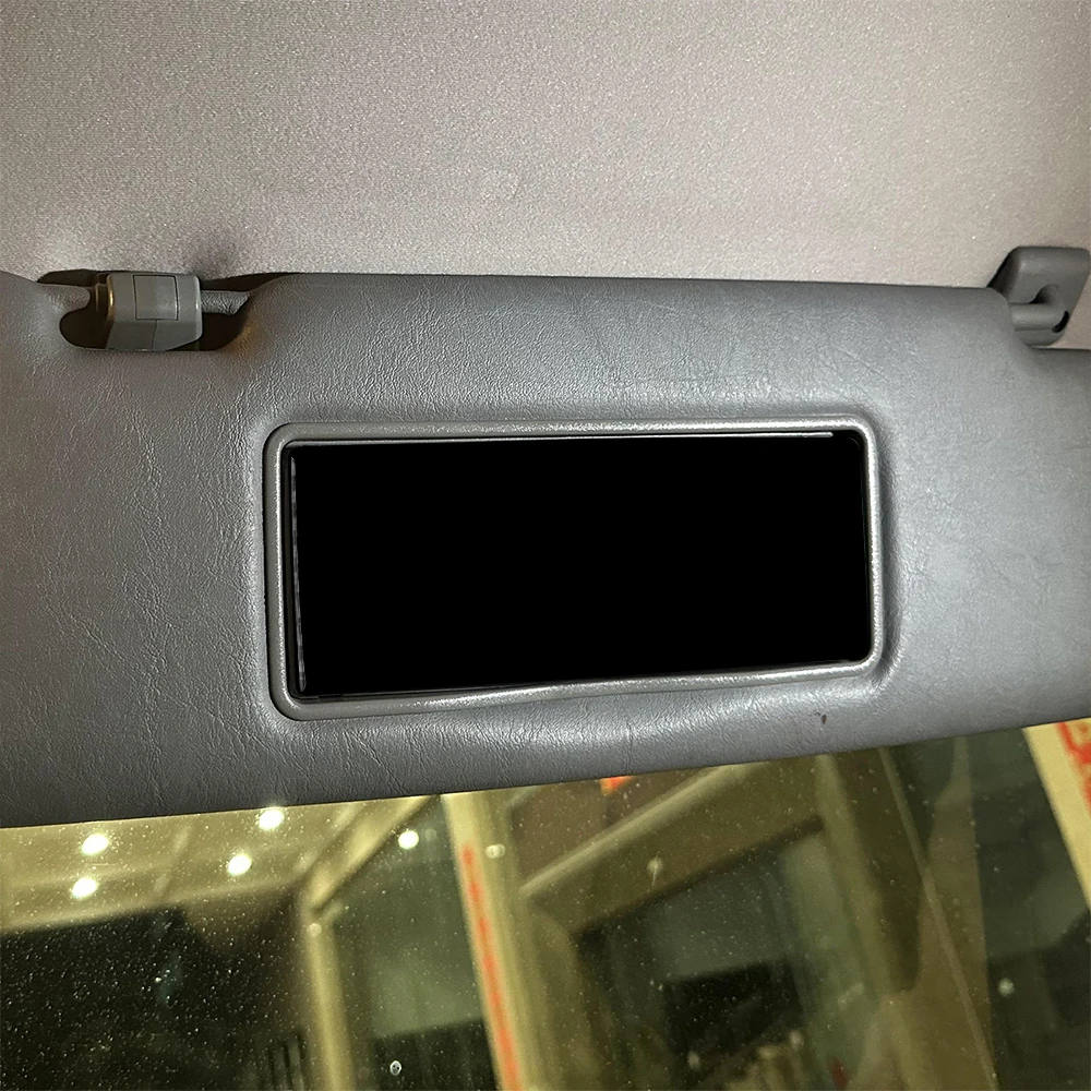 For Mercedes-Benz G-Class W463 2004-2012 Piano Black Front Roof Cosmetic Mirror Panel Cover Decorative Car Accessories Sticker