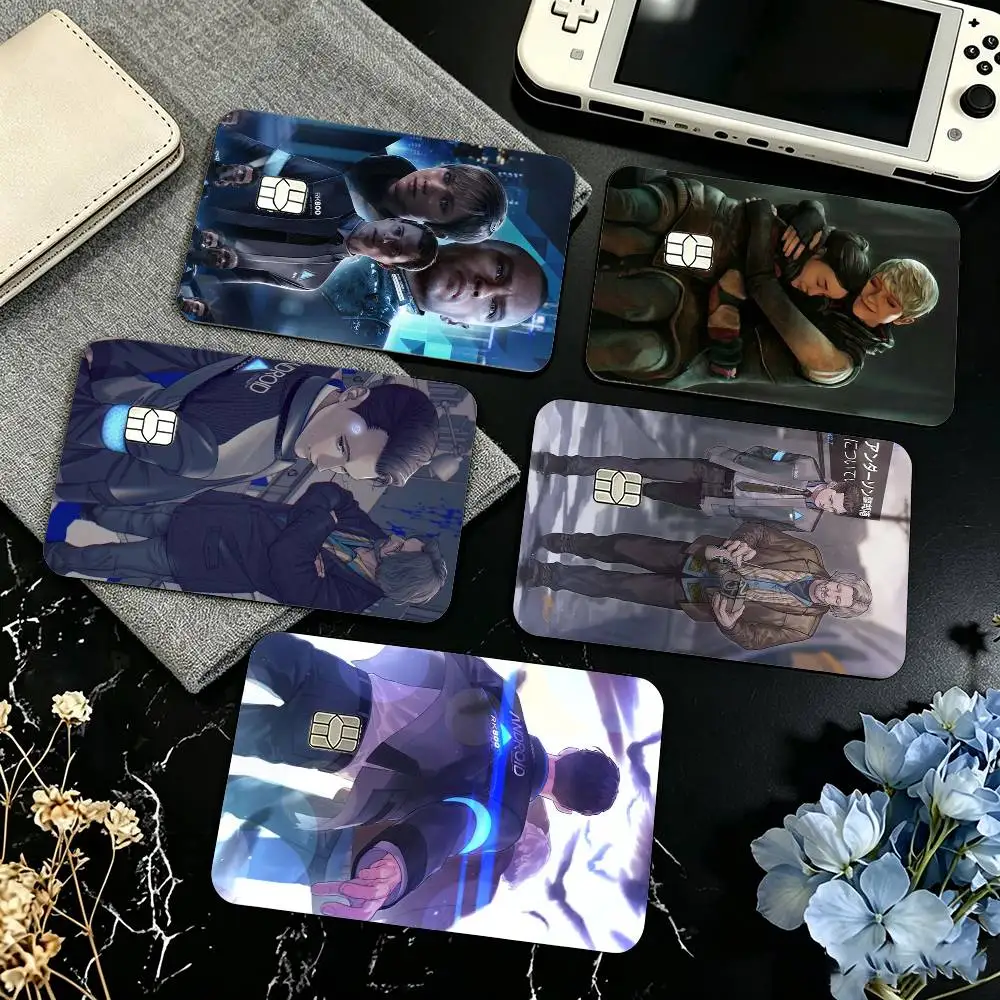 Game D-Detroit Become Human Credit Card HD Stickers Small Chip Waterproof Sticker Game Card Decal Gift