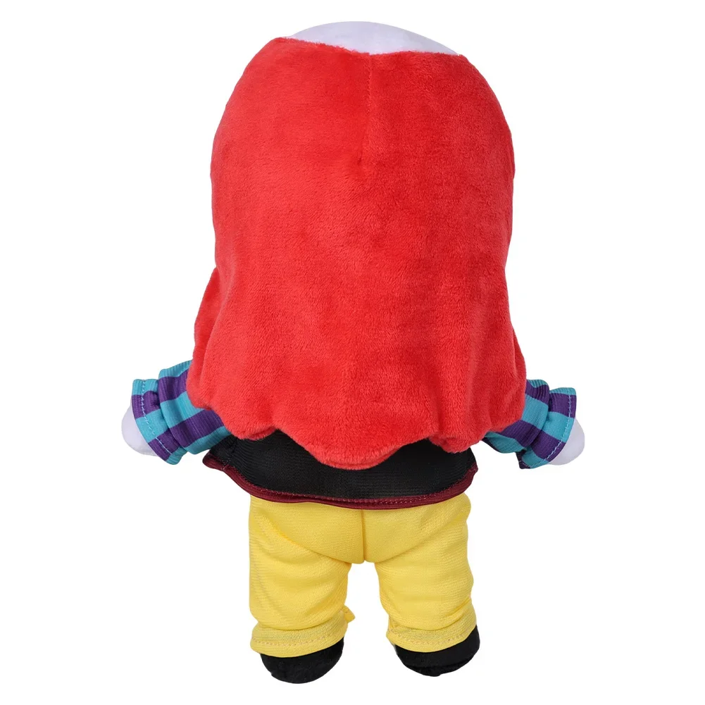 25cm Horror Clown Plush Plushies 1990 Movie It Cosplay Fantasy Figurine Props Mascot Xmas Birthday Gifts Party Decor