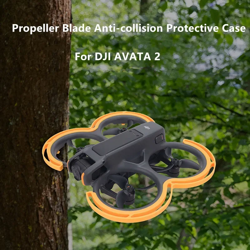 حافظة واقية لشفرة المروحة بدون طيار ، غطاء حماية حلقة مضادة للتصادم ، مقاوم للخدش ، ملحقات ل DJI AVATA 2