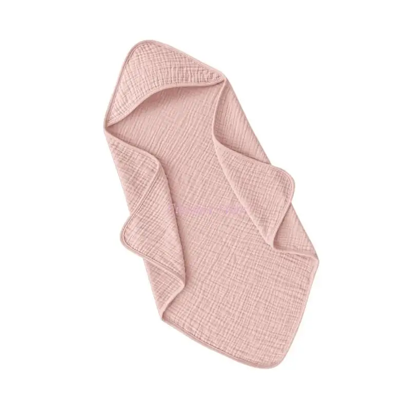 Y1UB Baby Hooded Bath Towel Cotton Comfortable Capelet Cloak Blanket for Quick Drying and Daily Comfort