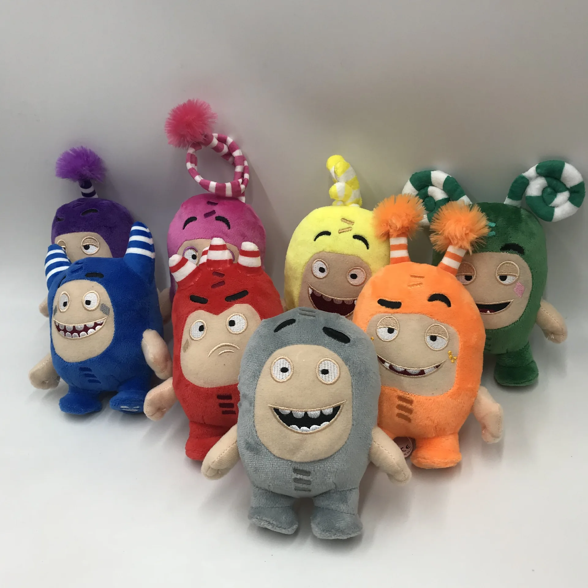 

Плюши Oddbods с аниме персонажами, предохранители, пузырьки, детская игрушка, кукла, Рождественский подарок на день рождения, украшение для дома, Мини-куклы 18 см