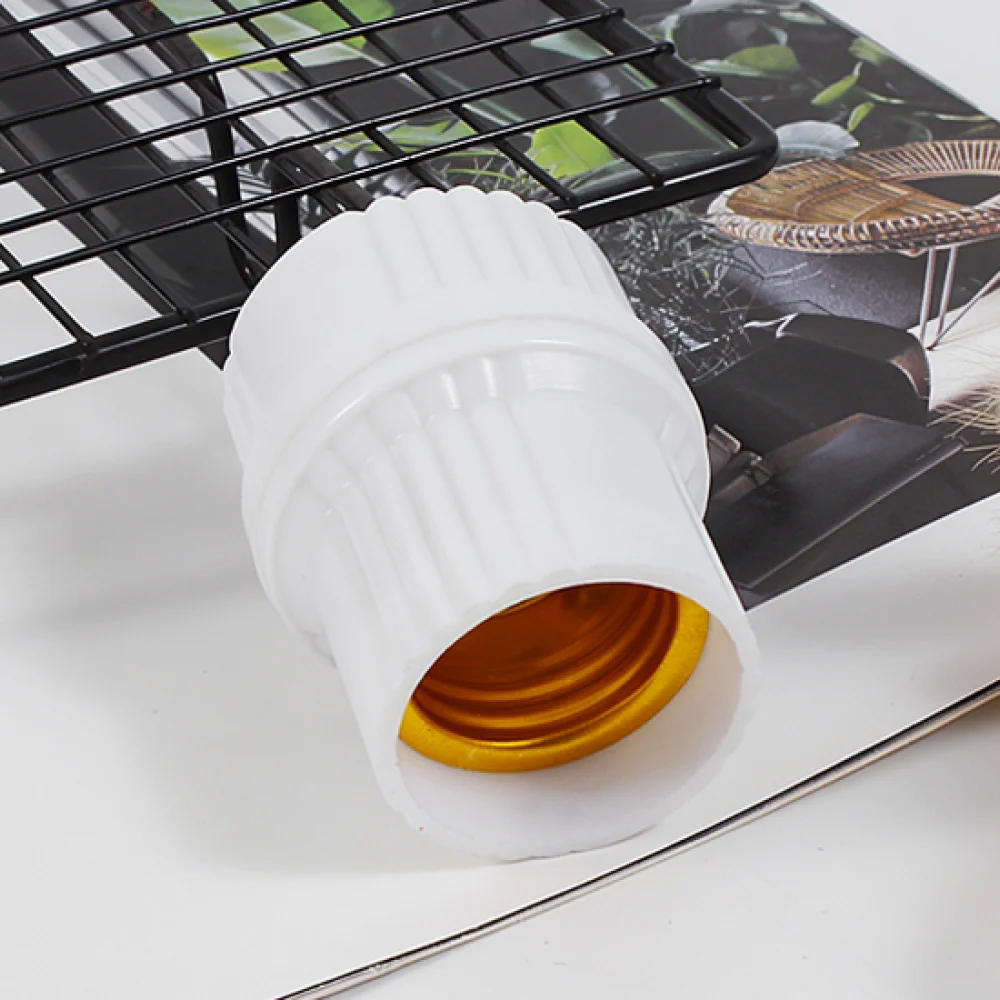 Sturdy E27 Pendant Light Socket Base Screw Connector For Hanging Bulbs Ceiling Lighting Indoor Home Office Supply Tool
