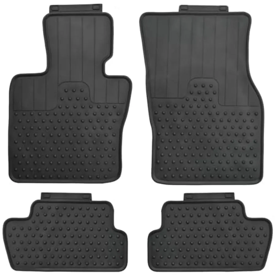 Car Floor Mats Custom Fit for Mini Cooper/S/SE/JCW Hardtop 2-Door F56 2014-2025 Black Rubber Auto Liner Mats All Weather Protec
