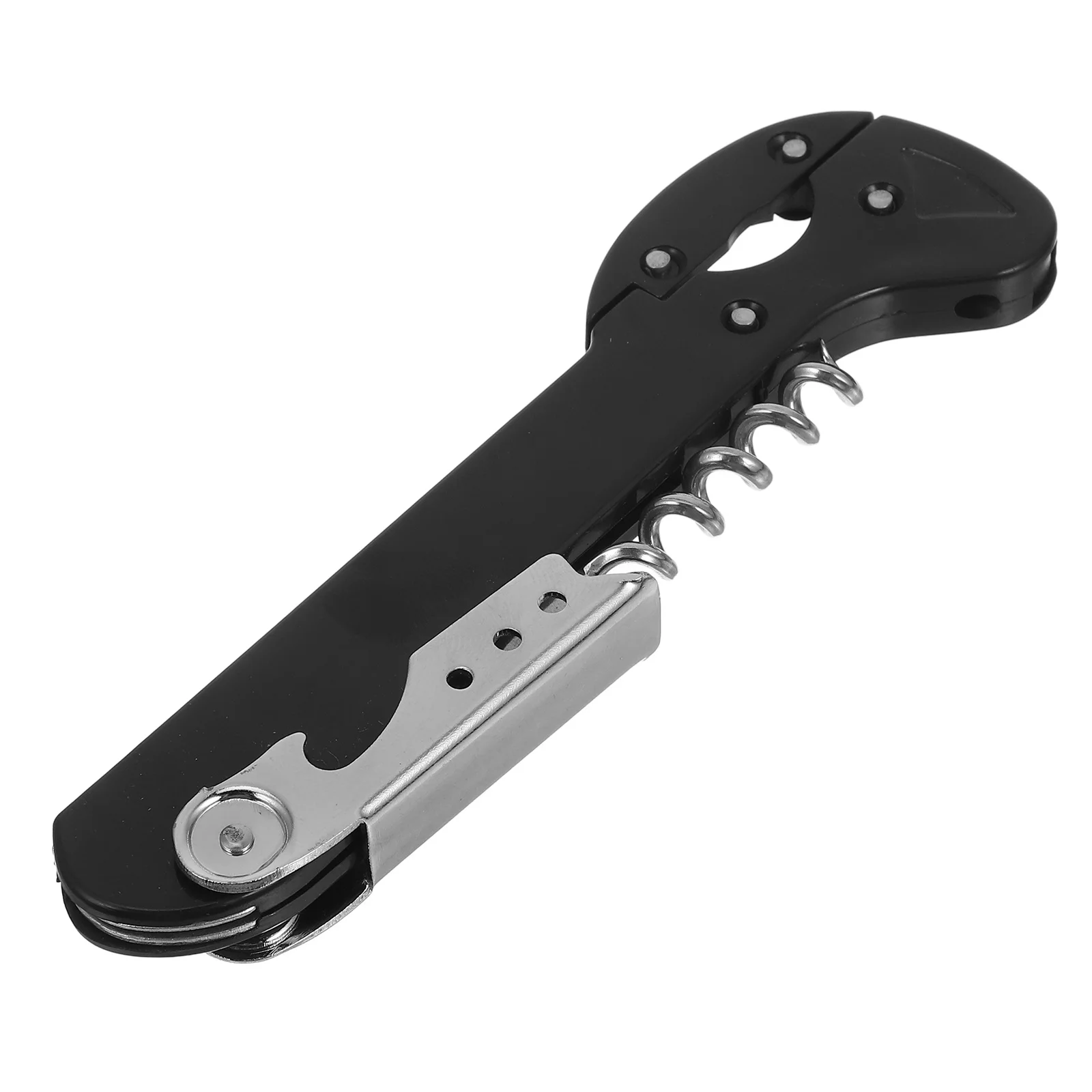 Stylish Stainless Steel Wine Opener Multifunctional Corkscrew Creative Design Durable Easy Operation for All Occasions