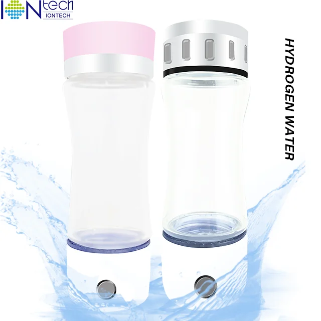 IONTECH-taza de agua rica en hidrógeno, ionizador, botella de agua