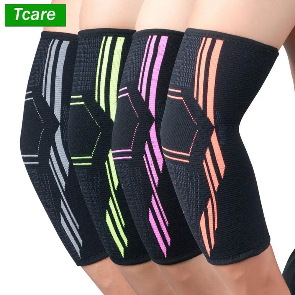 

Tcare 1 PCS Fitness Elbow Brace Compression Support Sleeve, Tennis Elbow, Golf Elbow Treatment, Gym Reduce Tendonitis Joint Pain