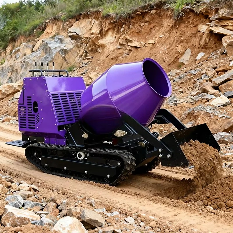 

Портативный мини-бетоносмеситель на гусеничном ходу для продажи