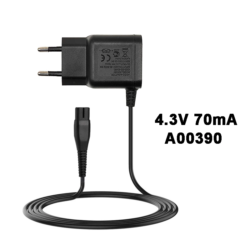 A00390 4.3V 70mA AC Power Adapter Charger for Philips Electric Shaver BT405/16 BT3206/14 QT4005 S1010 RQ310 S360 S510 S538 S520