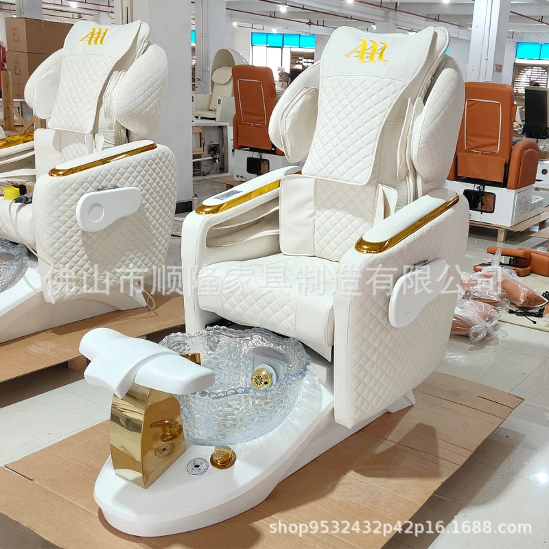 -Border High-End Beauty And Nail Care Multifunctional Foot Bath Pedicure Chair Spa Salon Kneading Massage