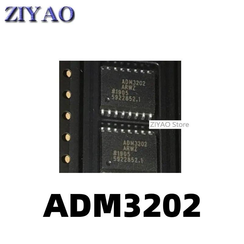 5PCS ADM3202ARWZ ADM3202A ADM3202 SOP16 pin transceiver chip chip chip IC