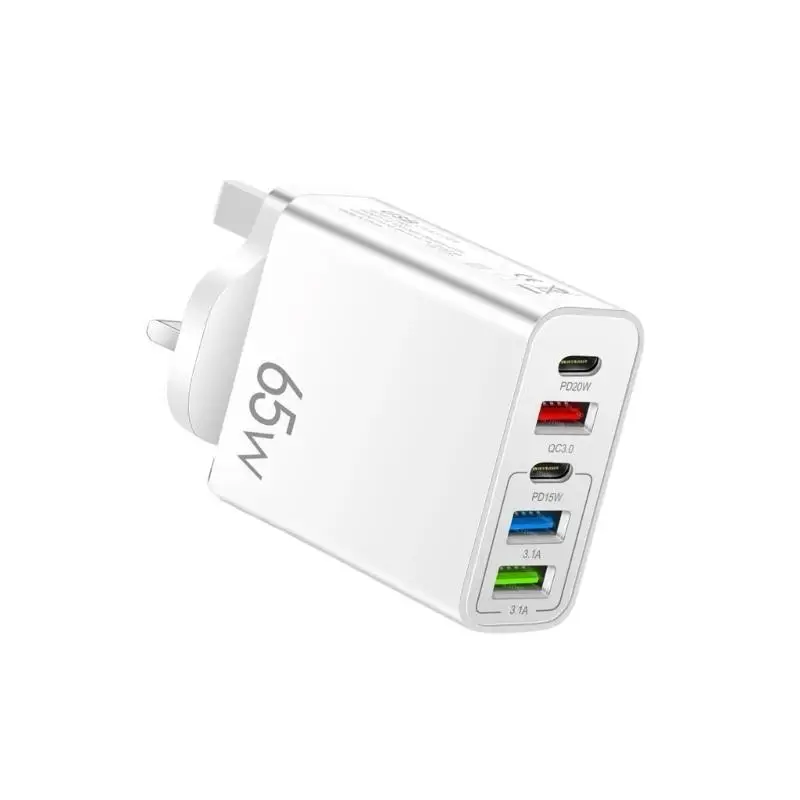 652F USB Type C Port Intelligent Power Desktop Charging Station Plastic Texture