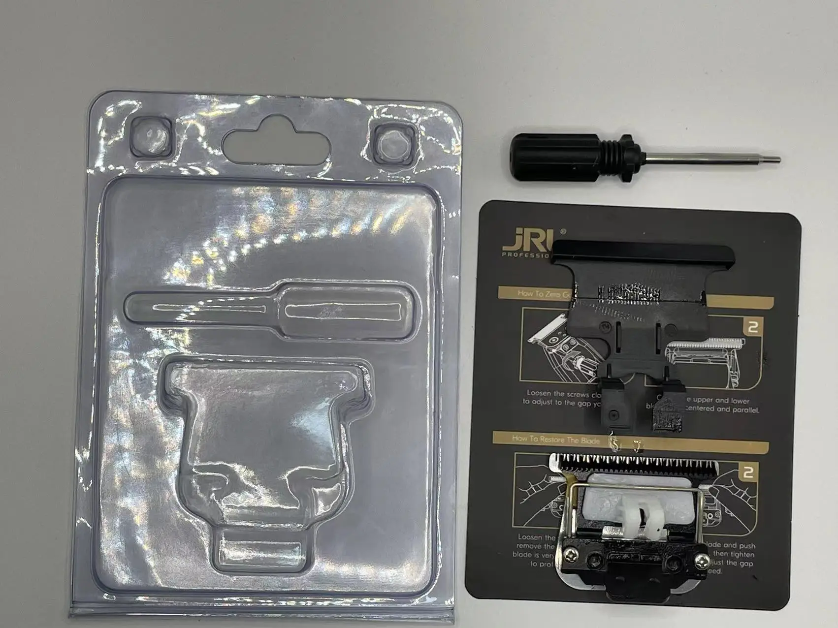 Original JRL2020C Professioneller Haarschneider Standard verblasst ultradünne Edelstahl-Keramikklinge 2020T Trimmer-Ladestation – Detail 25