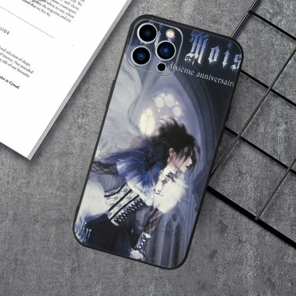 Malice Mizer Rock Band Phone Case For iPhone 16,15,14,13,12,11,XS,XR,X,8,7,Pro,Max,Plus,mini Silicone Black Cover
