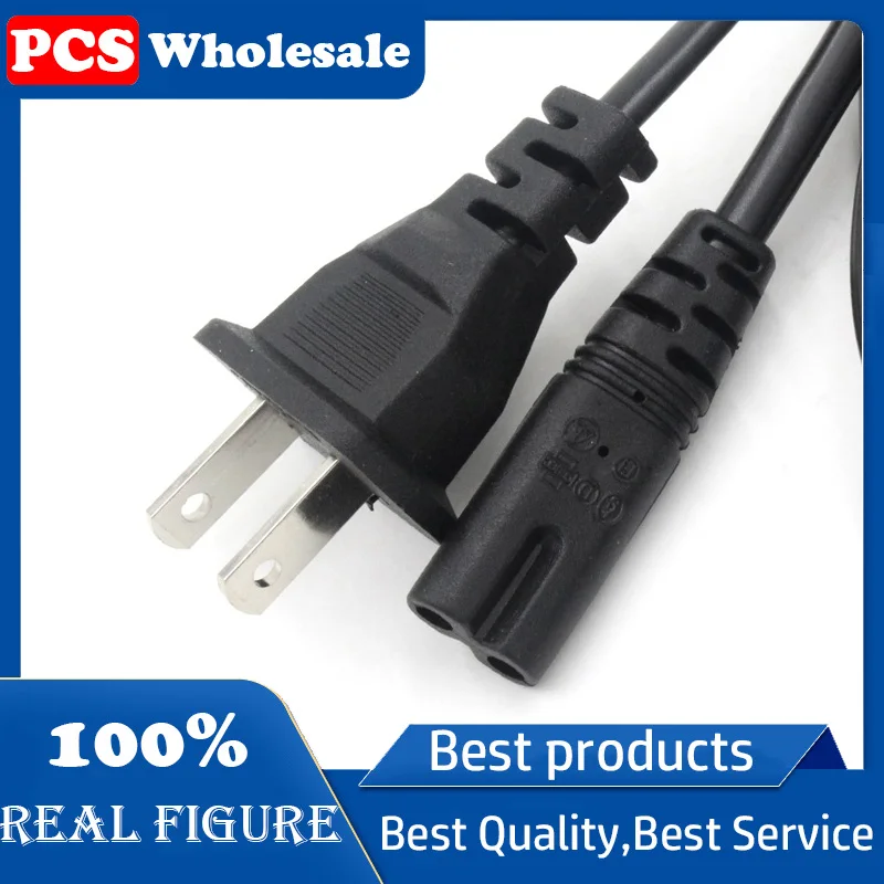 1.5M 2ft Prong Pin AC US Power Cable High Quality Wire Conductor Power Cord For Desktop Laptop