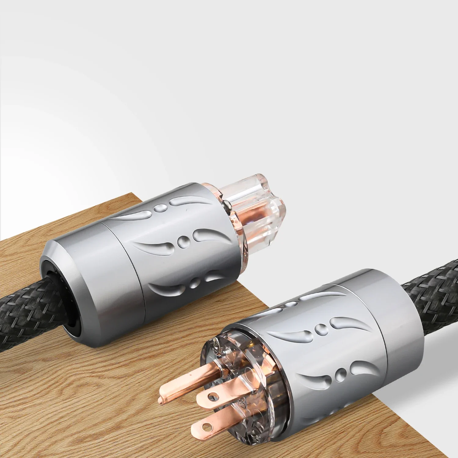 Кабель питания Viborg C19 VP1501, кабель питания аудиофильского стандарта США, чистая медь, 20 А, усилитель IEC, чистая медь