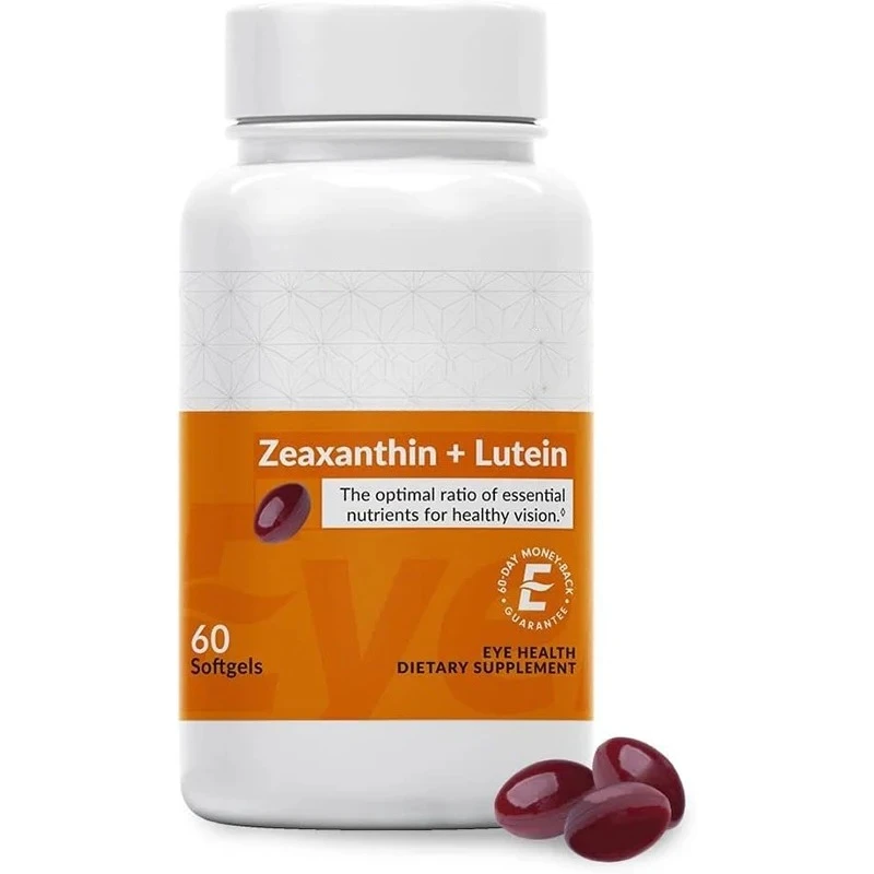 

Rice yellow and lutein eye vitamin capsules -60 soft capsules made from natural ingredients - completely protect eye health
