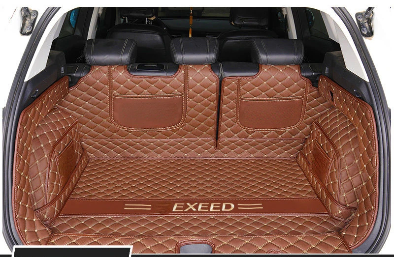 Custom Trunk Mat For Exeed LX ET-i PHEV 2023 2024 Chery Durable Cargo Liner Boot Carpets Accessories Interior Cover