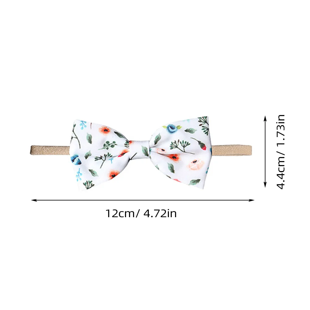 

10 pcs Printed Hairbands Set For Bowknot Headband Assorted Colors Hairband Photo Props Headdress