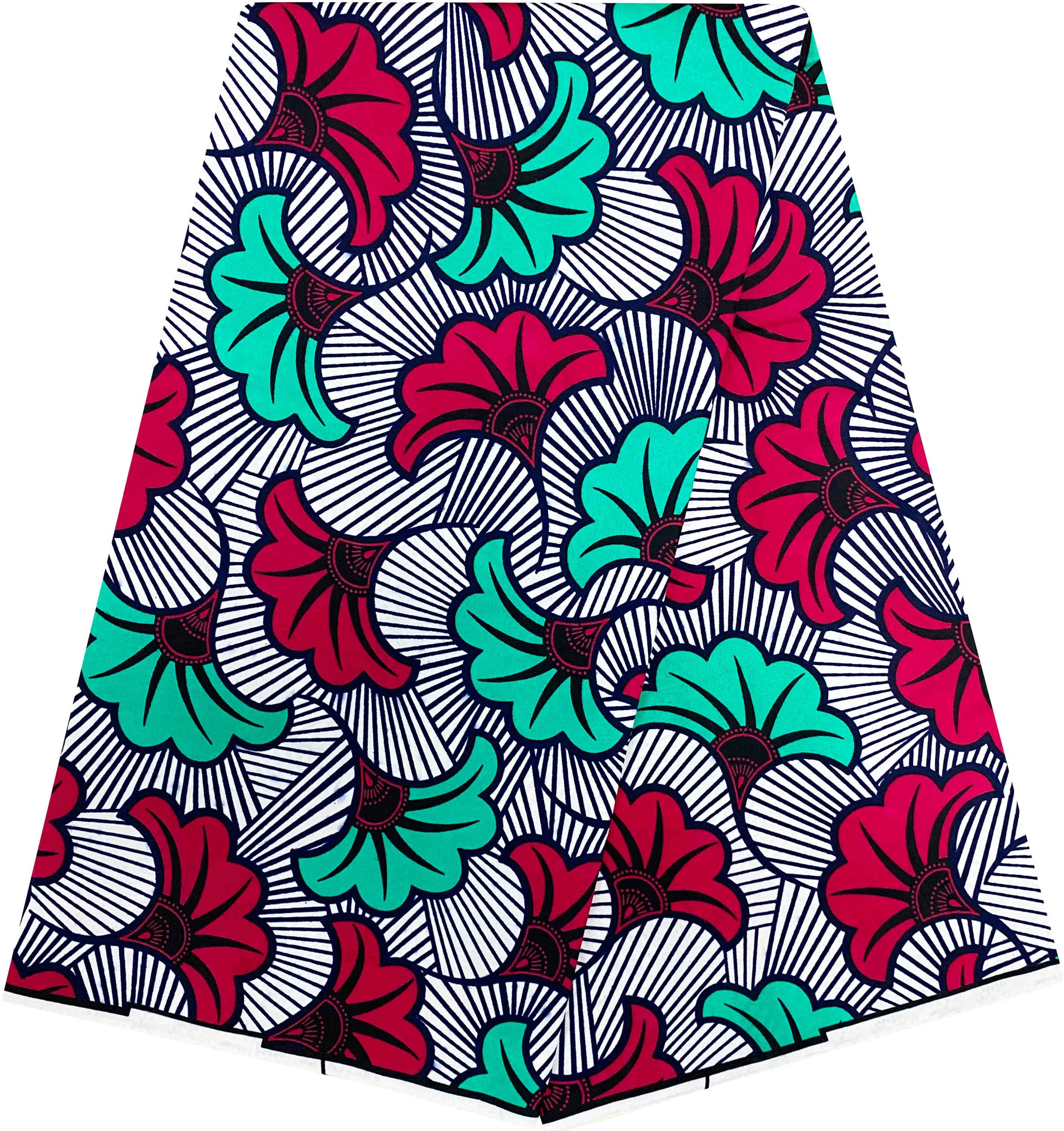 

Экзотическая восковая ткань с африканским принтом, 100% полиэстер с геометрическими узорами для рукоделия одежды